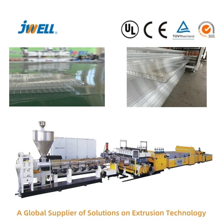 PP/PC hollow sheet extrusion line