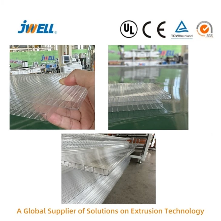 PP/PC hollow sheet extrusion line