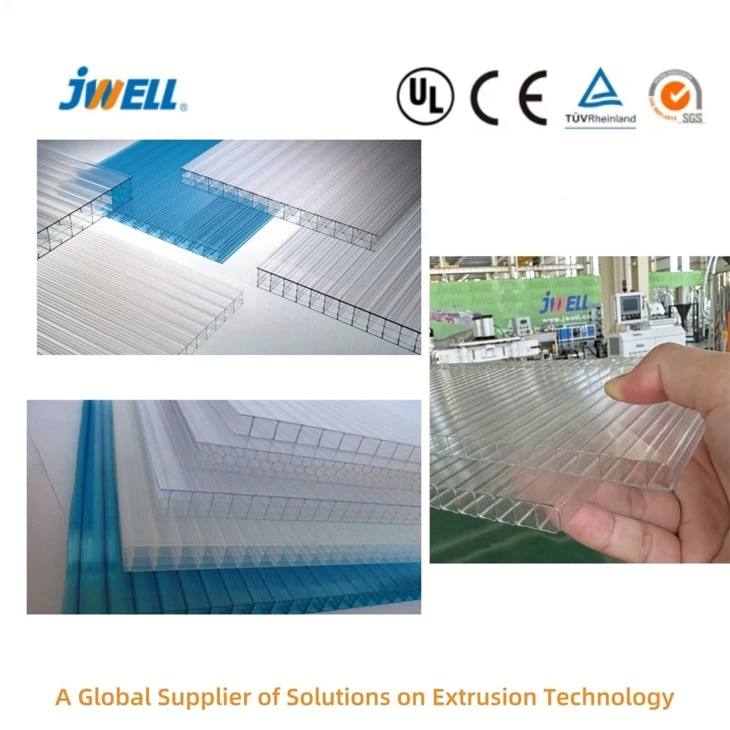 PP/PC hollow sheet extrusion line
