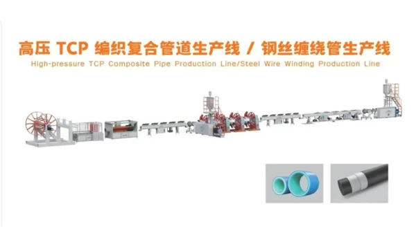 High-pressure TCP Composite Pipe Production/Steel Wire Winding Production Line